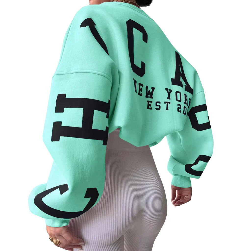 Sweatshirt Evasê em Algodão