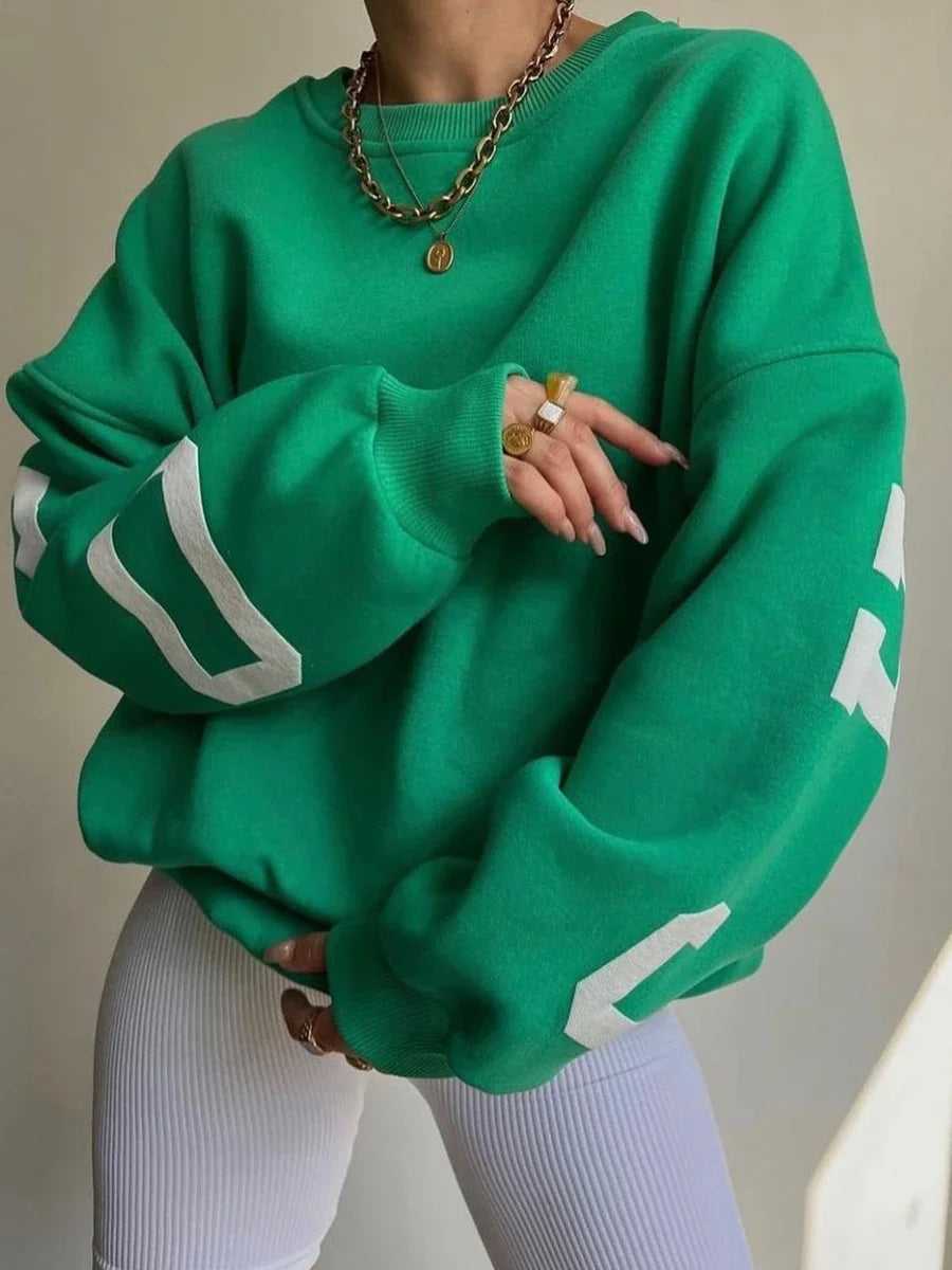 Sweatshirt Evasê em Algodão