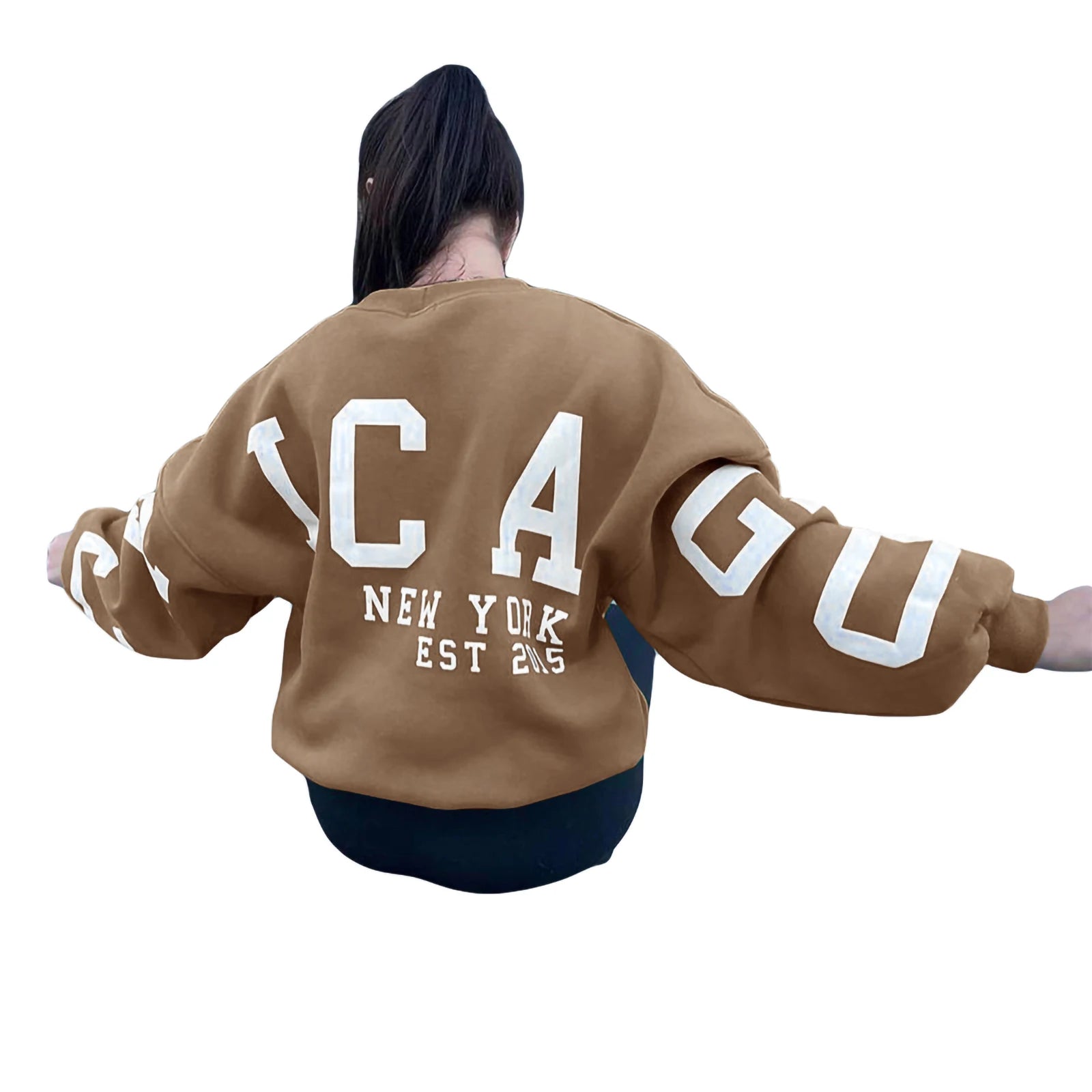 Sweatshirt Evasê em Algodão