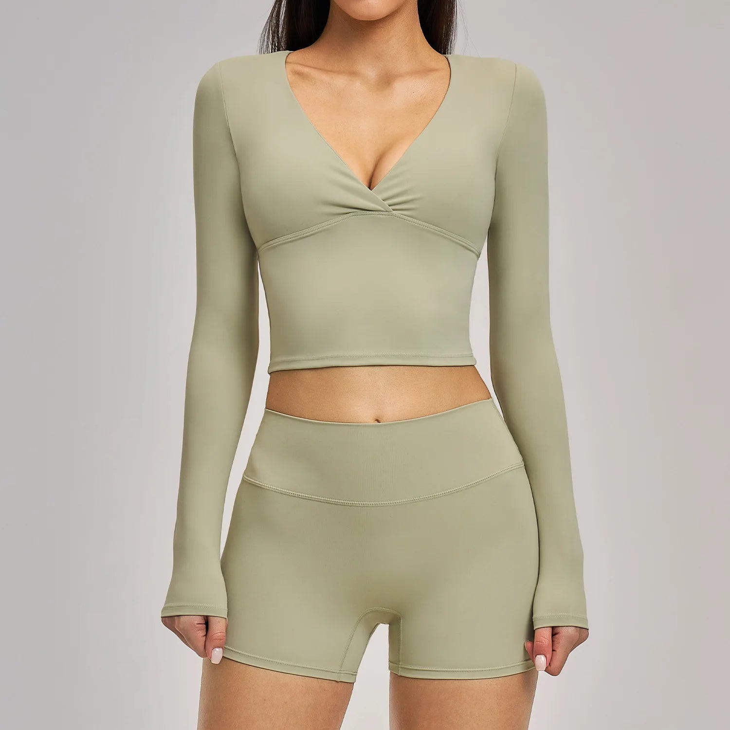 Conjunto de Yoga sem Costuras