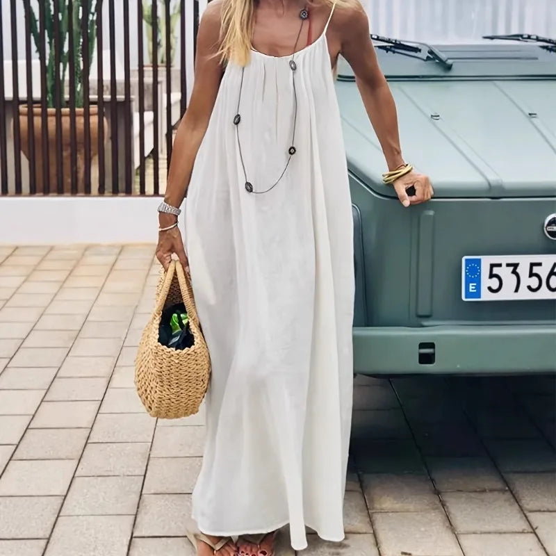 Vestido Esvoaçante de Alças