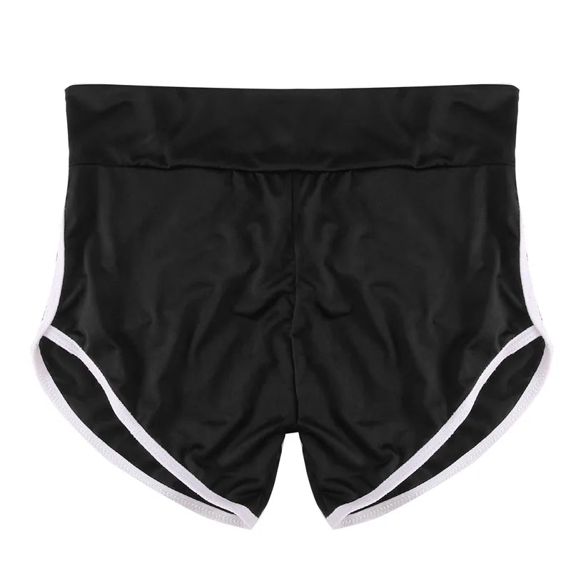 Shorts For Women Summer Elasticated Fold Design Shorts Sexy Ladies Training Gym Shorts Mini Skinny Fitness Short