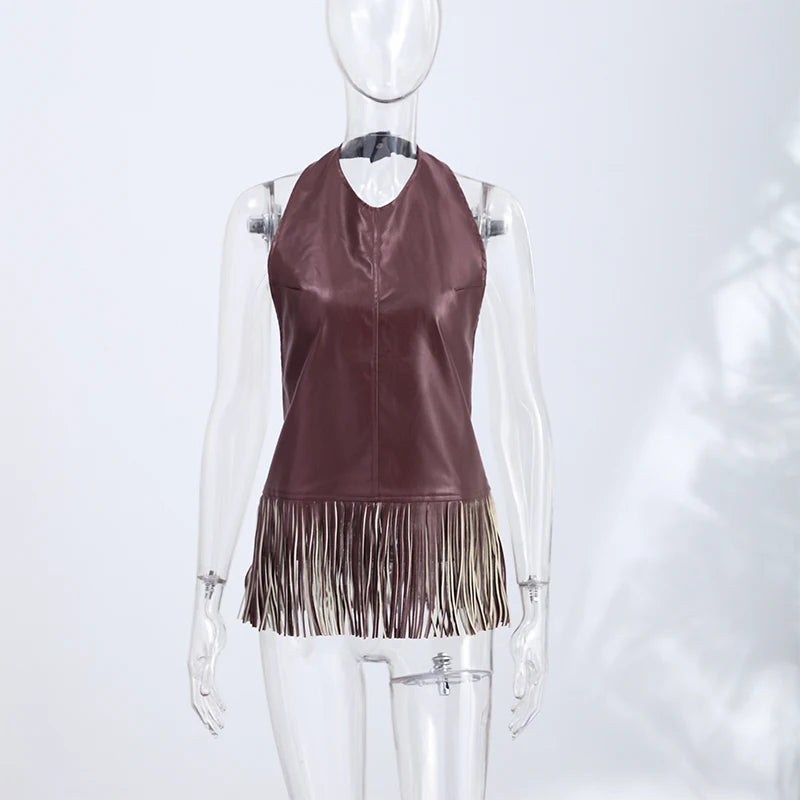 Top Halter com Franjas