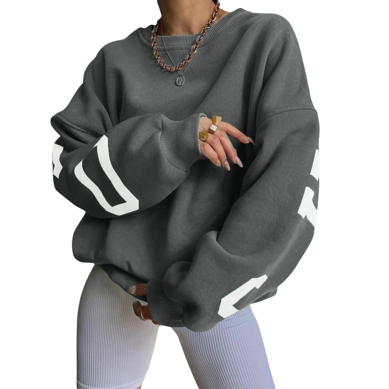 Sweatshirt Evasê em Algodão