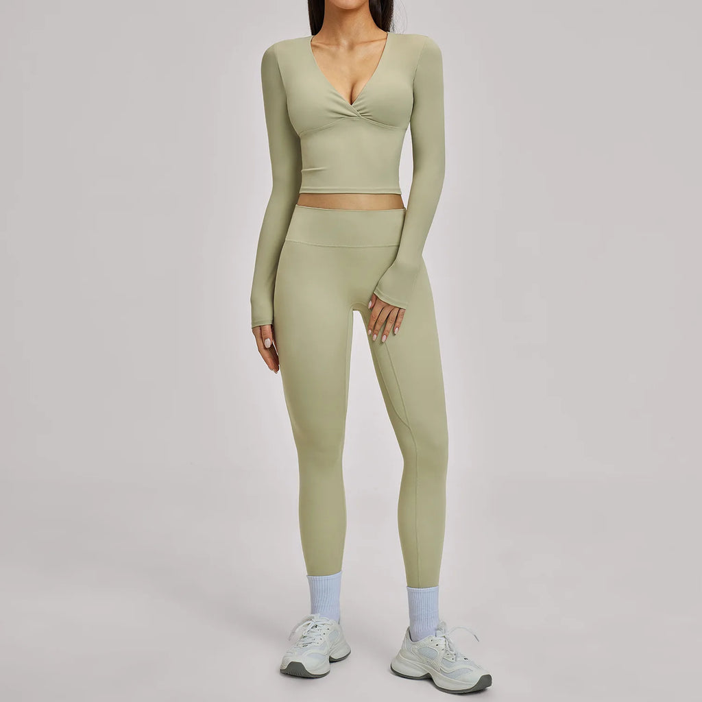 Conjunto de Yoga sem Costuras