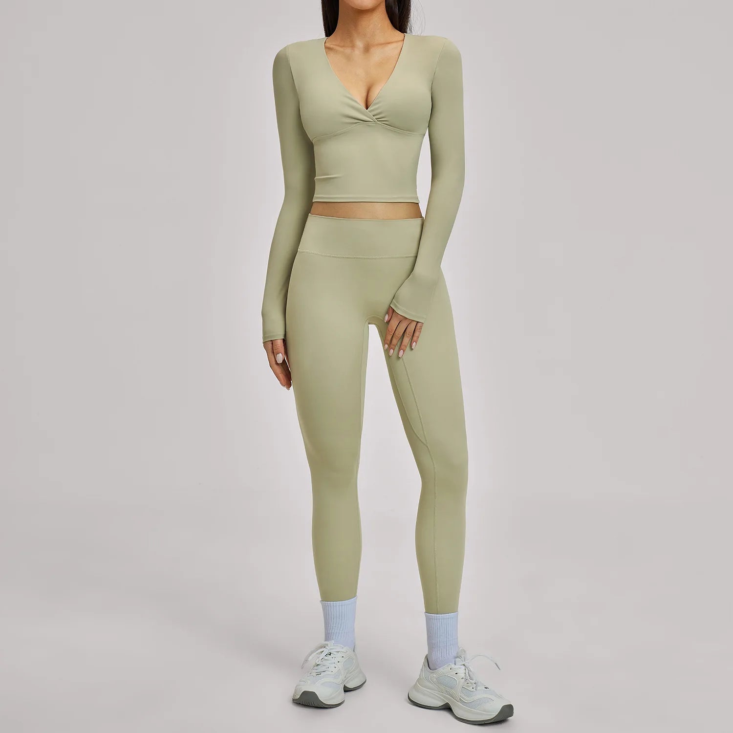 Conjunto de Yoga sem Costuras