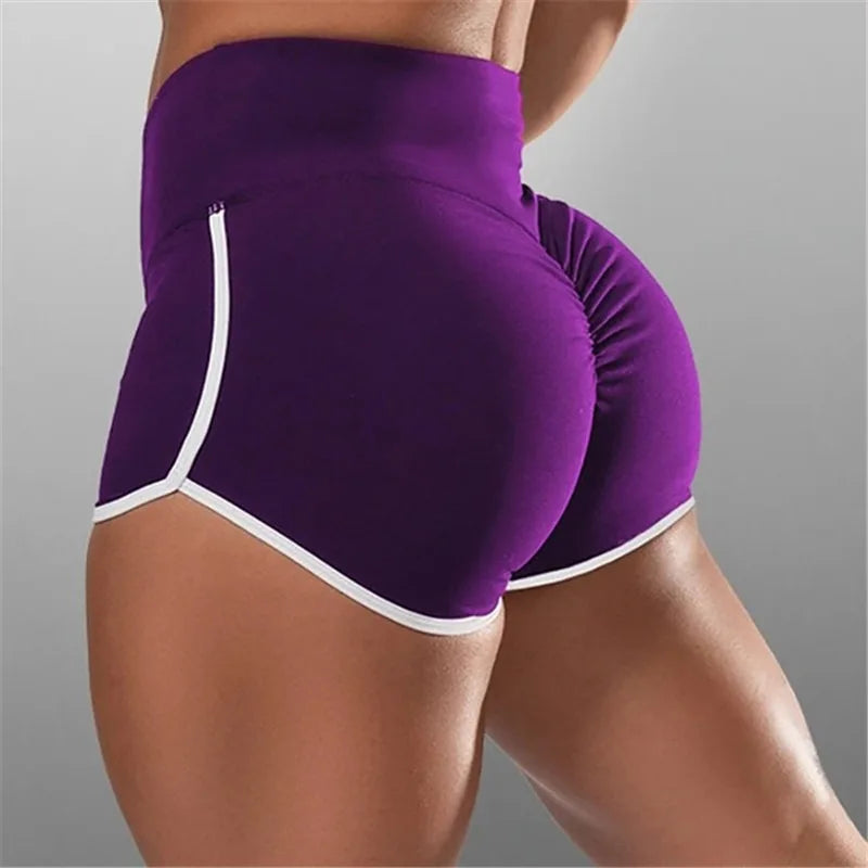 Shorts For Women Summer Elasticated Fold Design Shorts Sexy Ladies Training Gym Shorts Mini Skinny Fitness Short