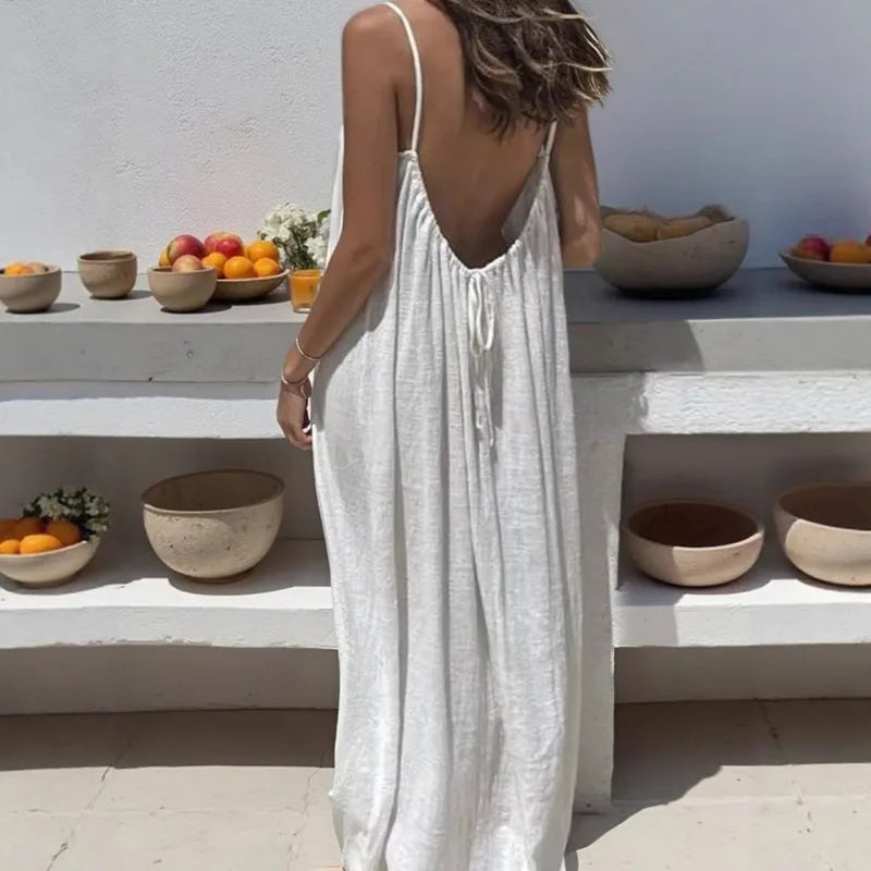 Vestido Esvoaçante de Alças