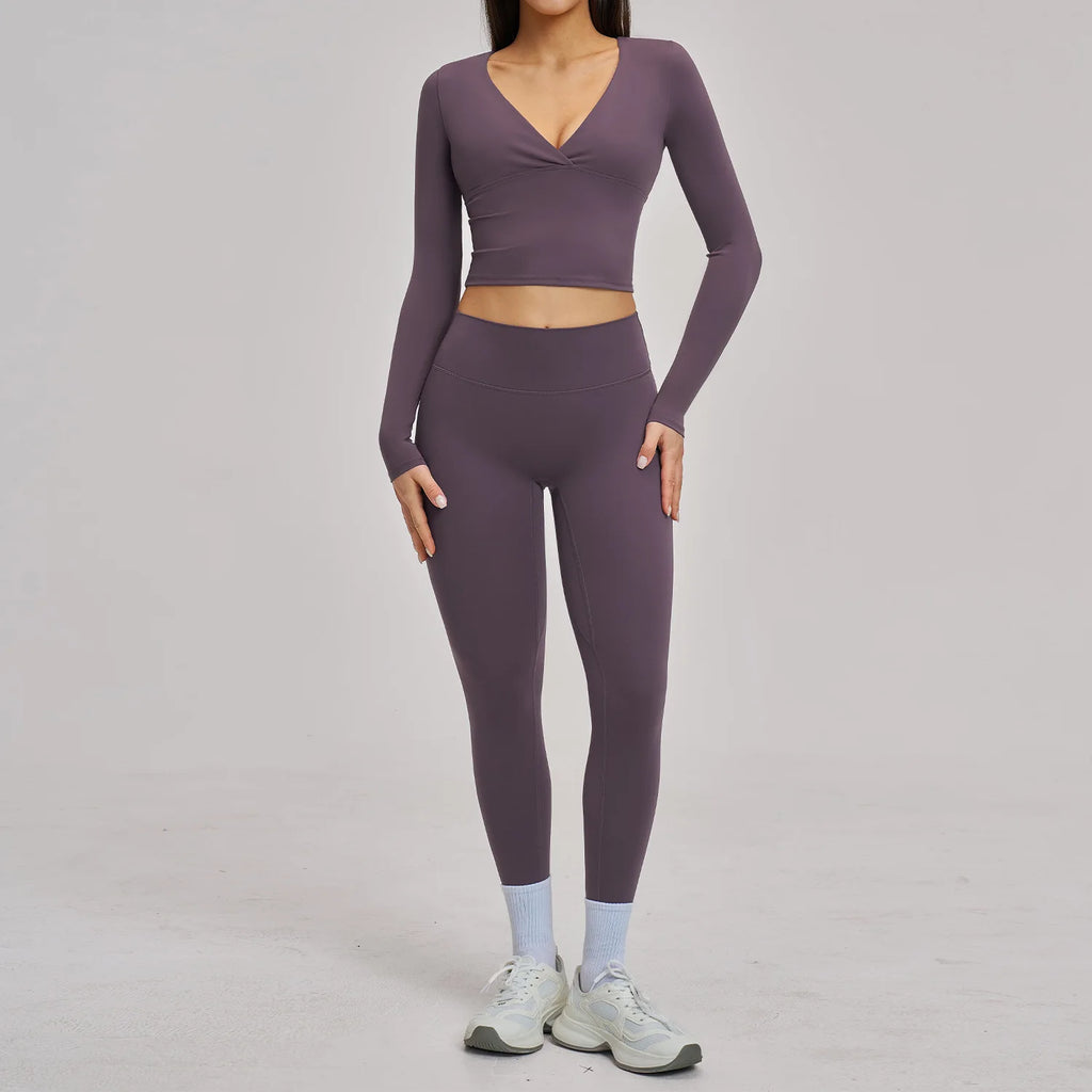 Conjunto de Yoga sem Costuras