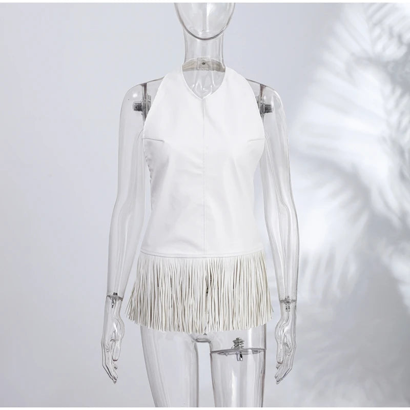 Top Halter com Franjas