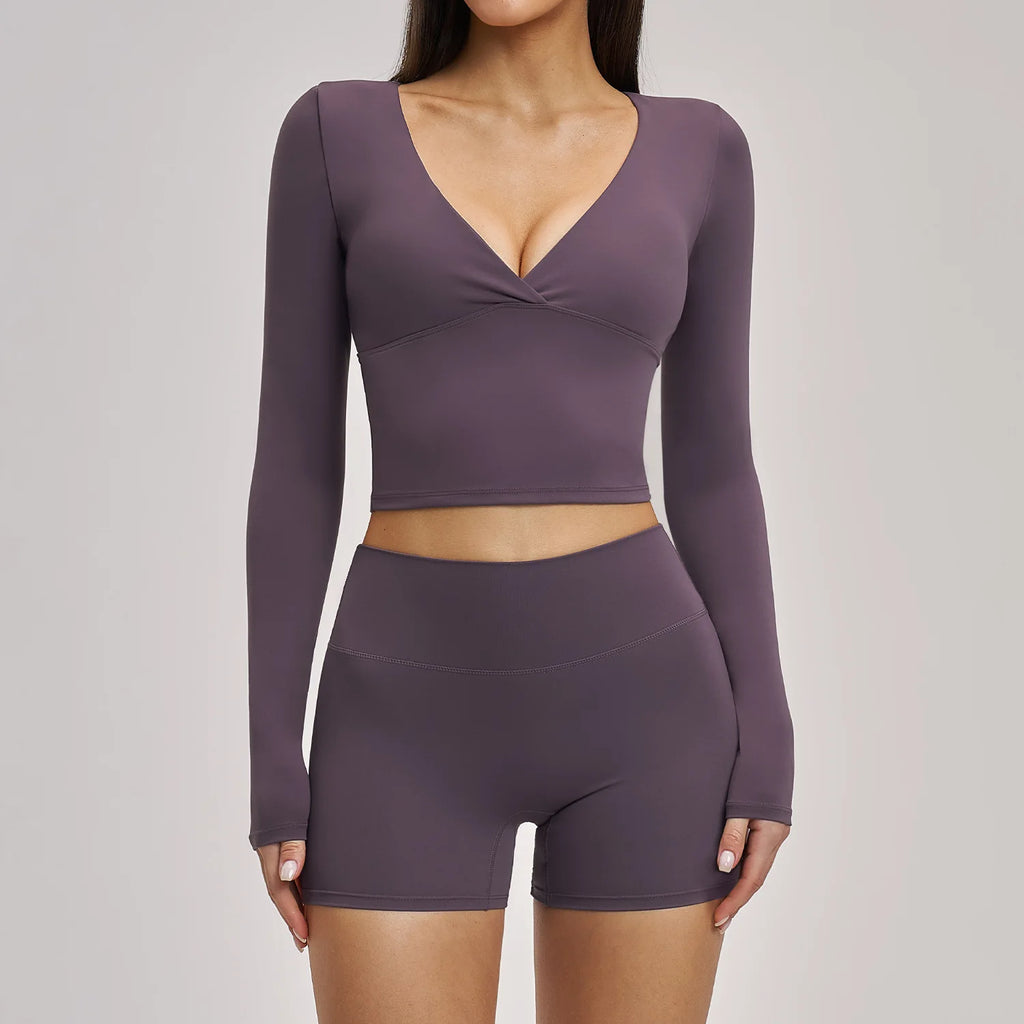 Conjunto de Yoga sem Costuras