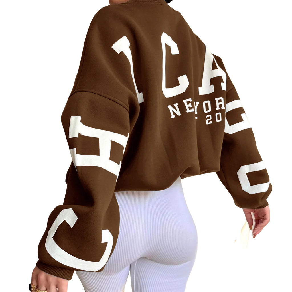 Sweatshirt Evasê em Algodão