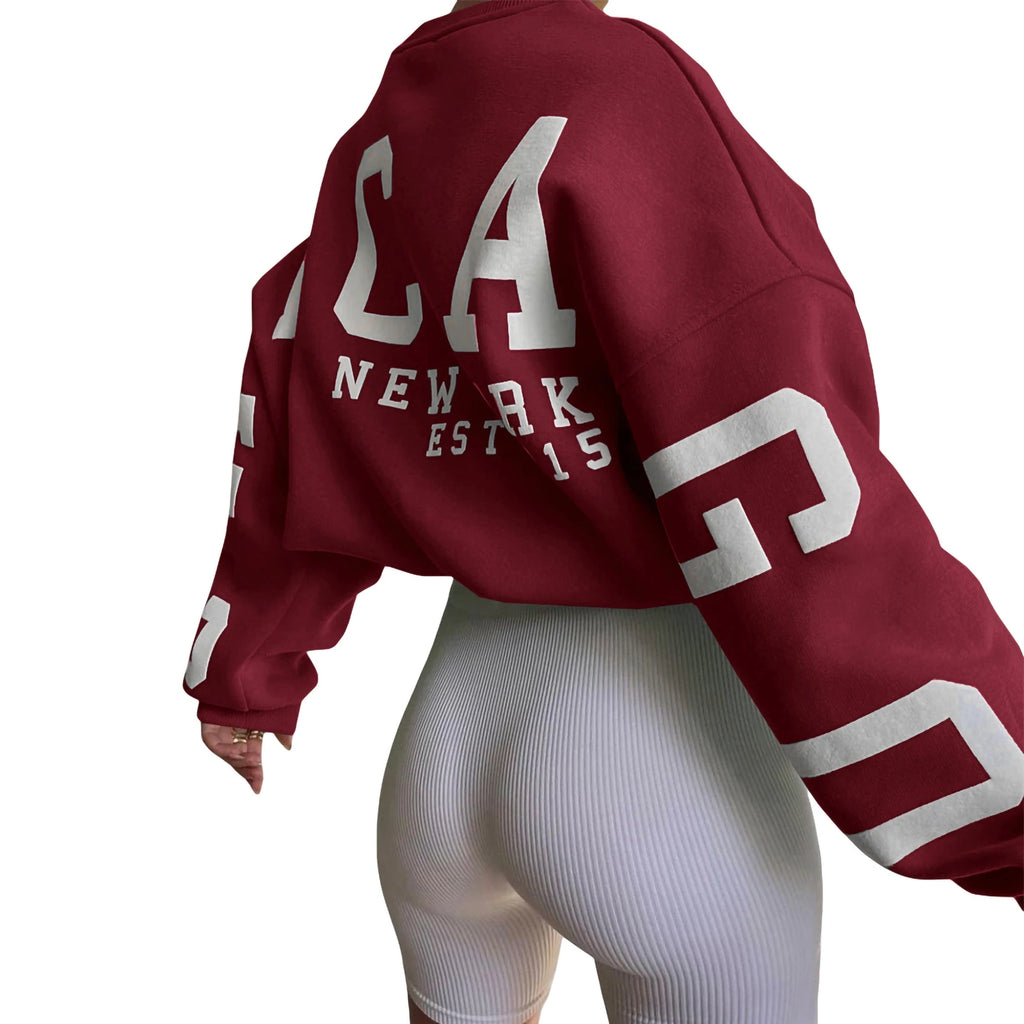 Sweatshirt Evasê em Algodão