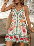 Vestido Midi em Tons Terra