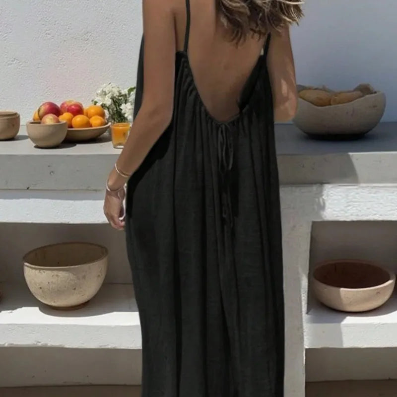 Vestido Esvoaçante de Alças