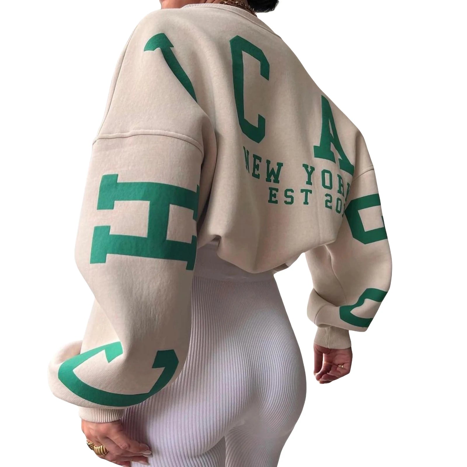 Sweatshirt Evasê em Algodão
