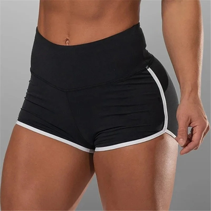 Shorts For Women Summer Elasticated Fold Design Shorts Sexy Ladies Training Gym Shorts Mini Skinny Fitness Short