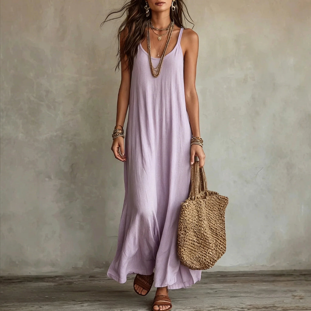 Vestido Longo com Costas Nuas
