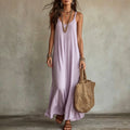 Vestido Longo com Costas Nuas