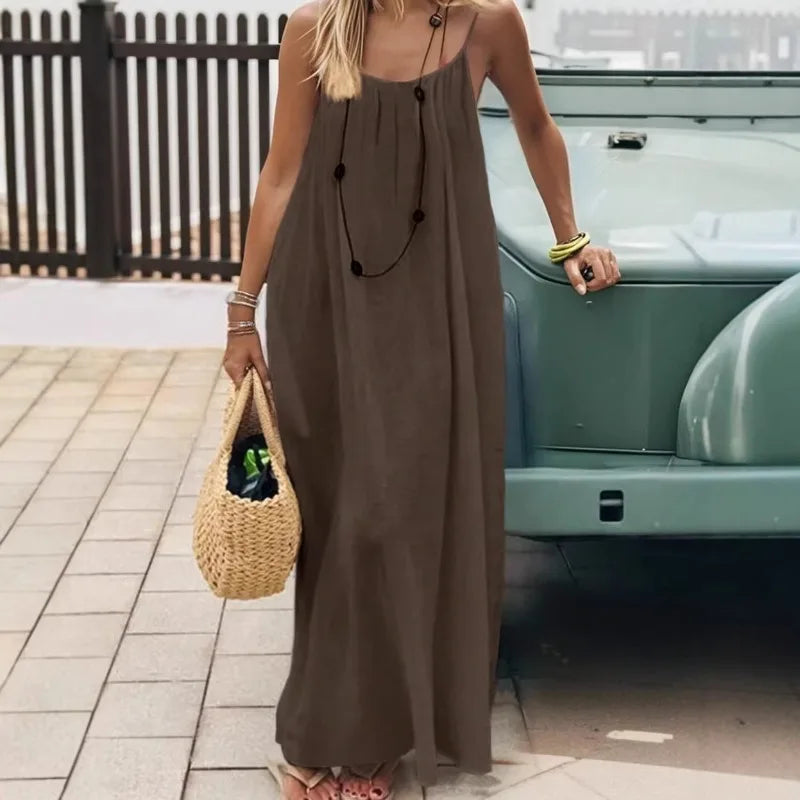 Vestido Esvoaçante de Alças