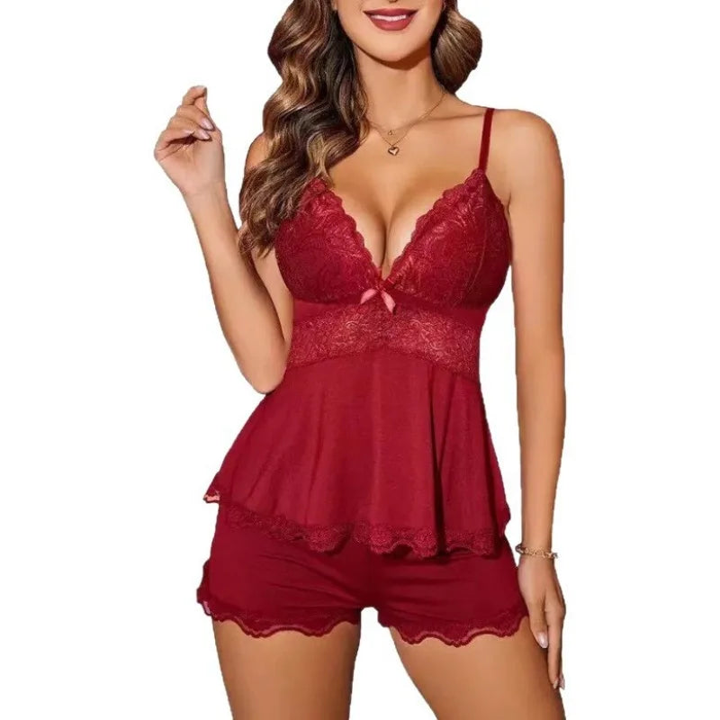 Conjunto de Pijama em Cetim