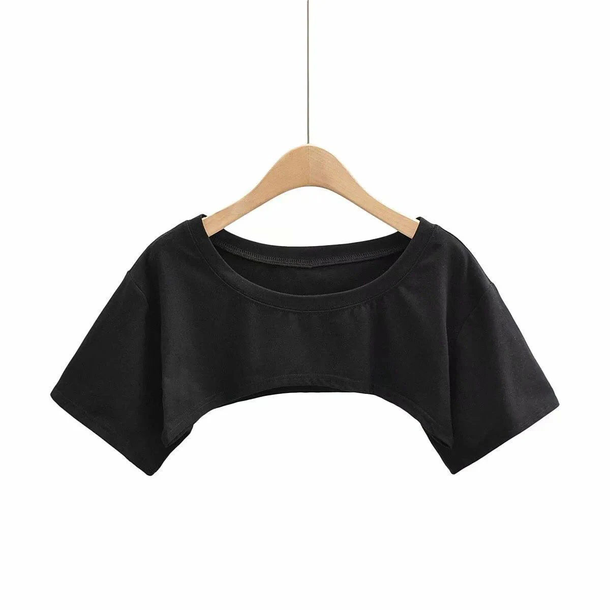 Crop Top Minimalista em Algodão